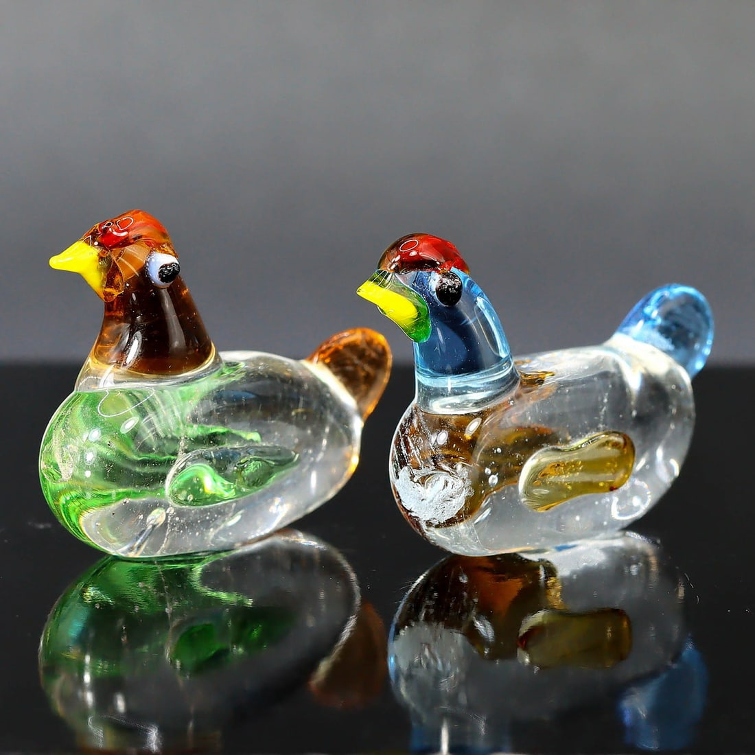 Venetian Inspired Glass Birds: Whimsical Joy and Timeless Beauty in Murano-Style Craftsmanship (1 of 3)
