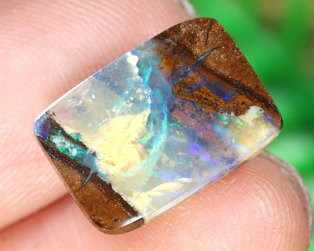 Australian Koroit Matrix Boulder Opal: Vibrant Tapestry of Nature's Brilliance (1 of 4)
