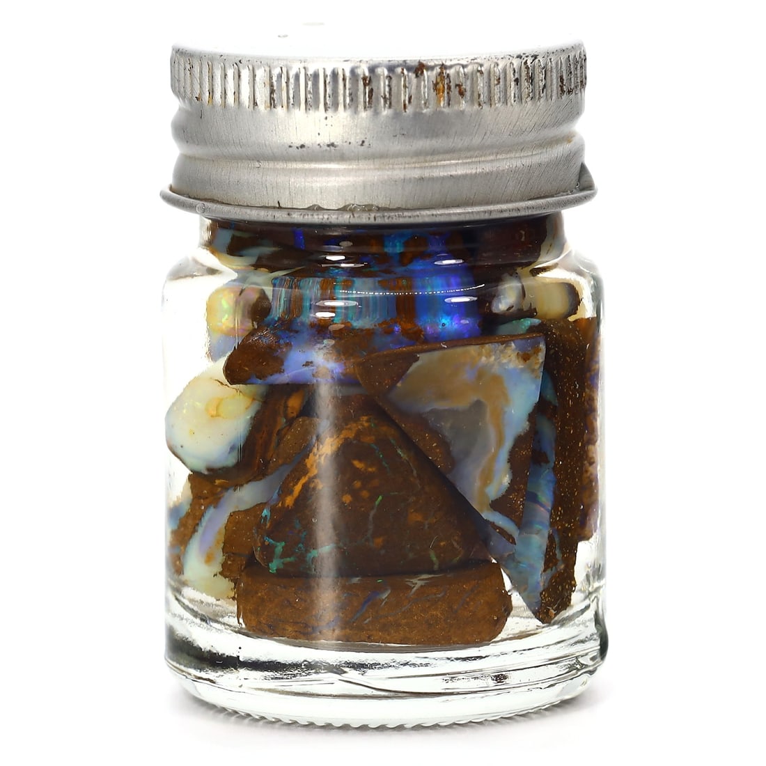Australian Boulder Opal Rough: Mesmerizing Spectrum of Nature's Palette: Dimension: 4.5x3 cm Weight: 66 grams Estimate:$250-$450 In recent auctions, Australian Boulder Opals, especially in their rough form, have captured the fascination of many collectors. An analogous spe