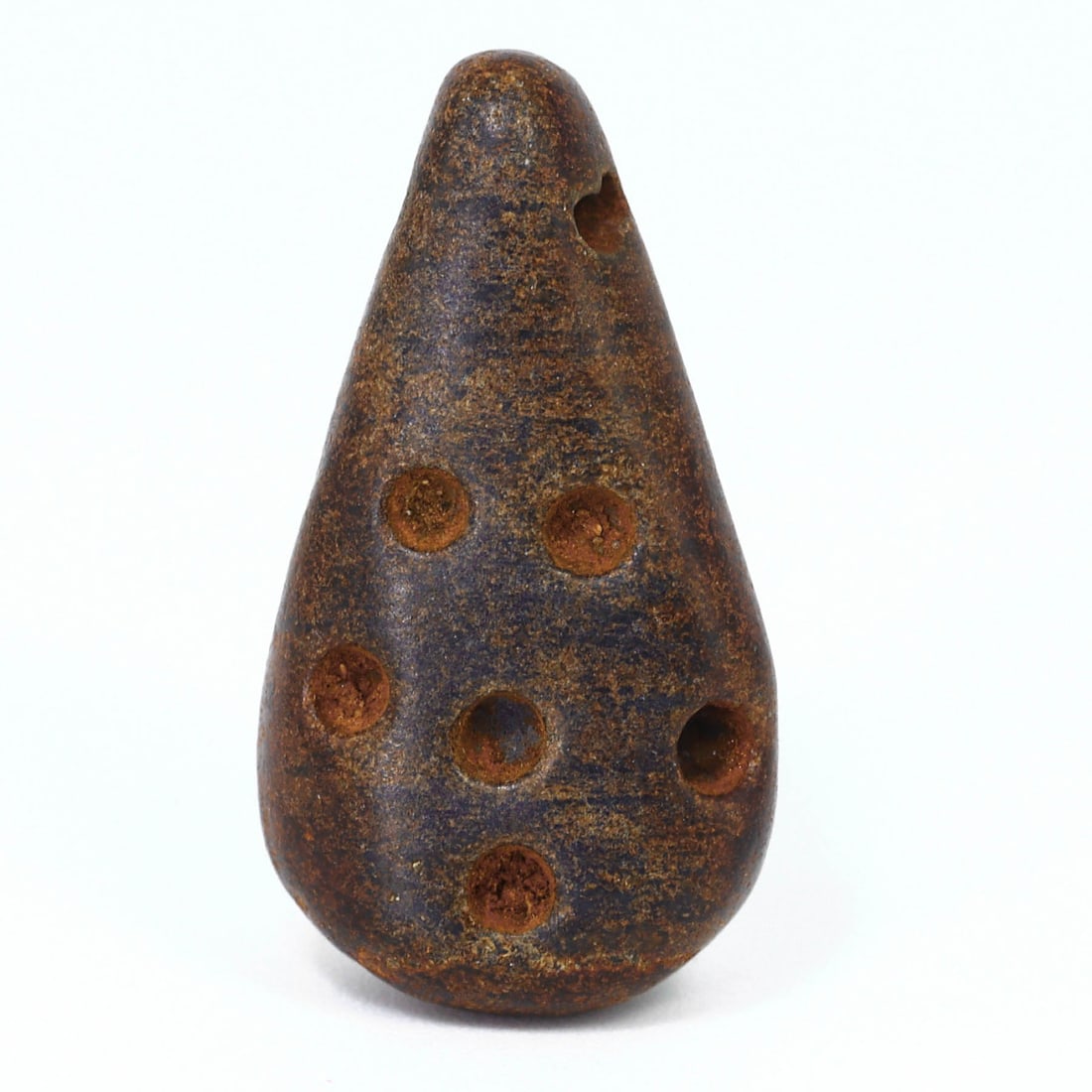 Ancient Eye Bead Pendant: Byzantine-Islamic Marvel (400 AD-1500 AD): Dimension: 20.4x11.2mm Rarity Level: Highly Rare With its origins rooted in the Byzantine-Islamic era, this bead pendant not only holds historical value but is also a testament to the detailed craftsm