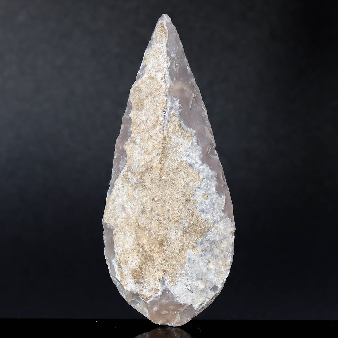 Upper Paleolithic Flint Arrowhead: Artifact from South France's Lascaux Caves (c. 20,000-10,000 BC) (1 of 2)
