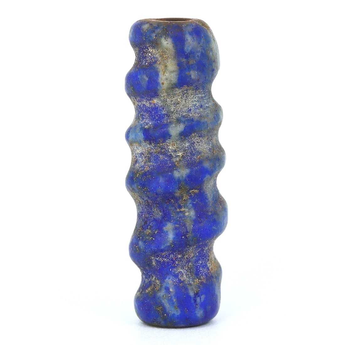 Ancient Mesopotamian Lapis Lazuli: Swirl-Patterned Beauty (c. 3000-2000 BC) (1 of 4)