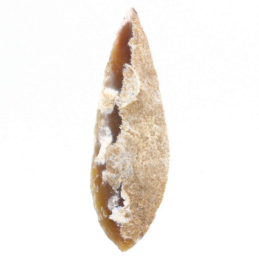 Upper Paleolithic Flint Arrowhead: Artifact from South France's Lascaux Caves (c. 20,000-10,000 BC) (1 of 2)