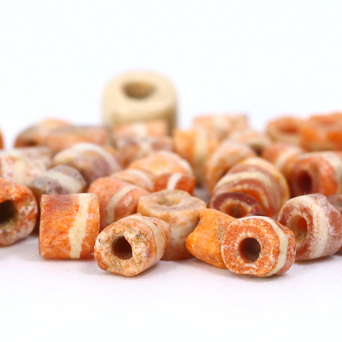 Indus Valley Banded Agate Dzi Bead: Timeless Relic of Ancient Civilization (c. 3300-1300 BC) (1 of 3)