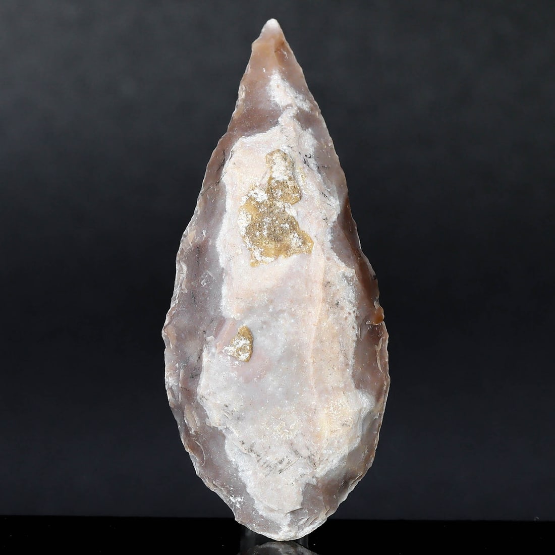 Upper Paleolithic Flint Arrowhead: Artifact from South France's Lascaux Caves (c. 20,000-10,000 BC) (1 of 2)