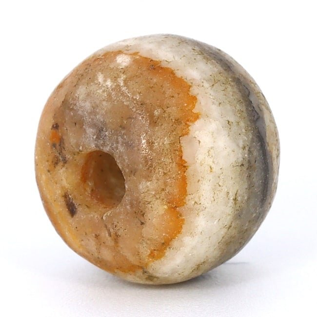 Ancient Bactrian Kingdom Sulemani Agate Bead: Timeless Elegance from Himalayan Heights (c. 200-1 BC) (1 of 3)