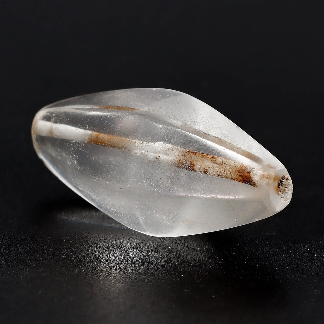 Silk Road Era Crystal Quartz Bead - Radiant Artifact (1300-1500 AD) (1 of 3)