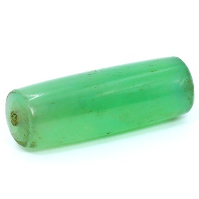 Rare Southeast Asian Chrysoprase Jade Bead (9th-12th Century AD) (1 of 4)