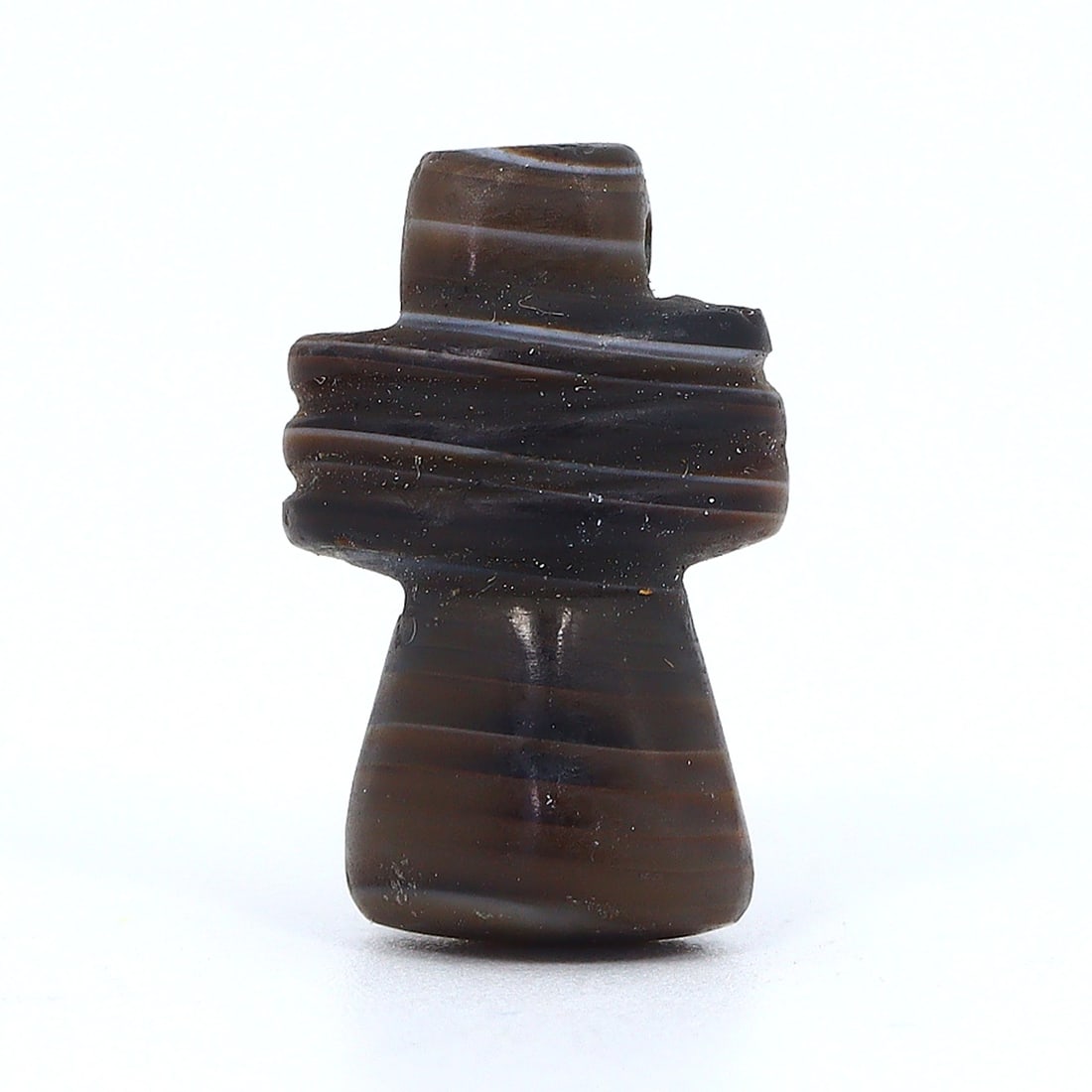 Byzantine Banded Agate Cross Bead with Expert Craftsmanship (c. 4th-7th Century AD) (1 of 4)