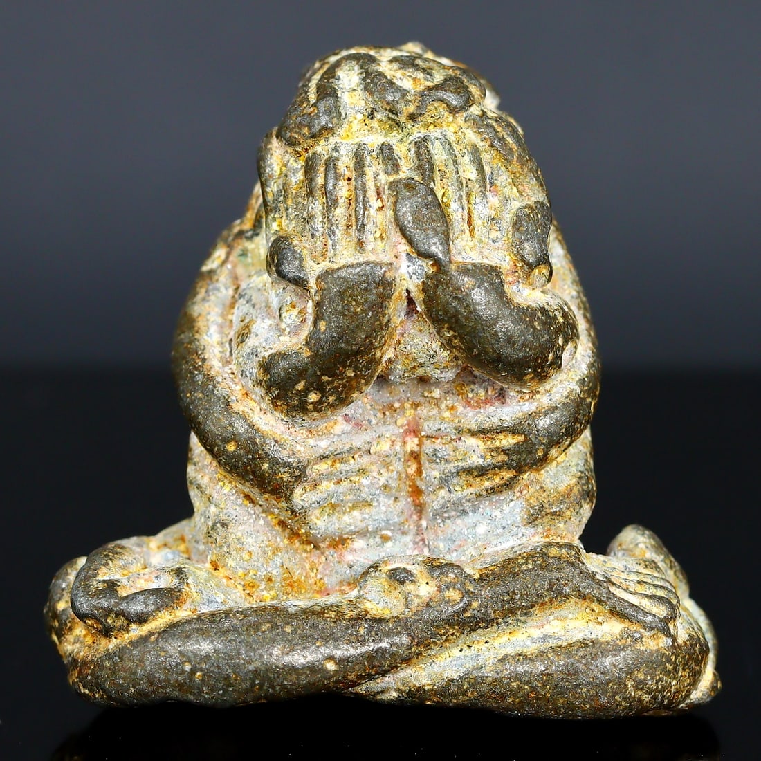 Antique Southeast Asian Buddha Mudita Mudra Statue (circa 17th-18th Century AD) (1 of 3)