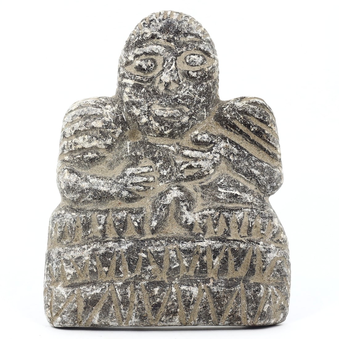Ancient Mesopotamian Stone Idol Sculpture (3200-3000 BC) (1 of 3)