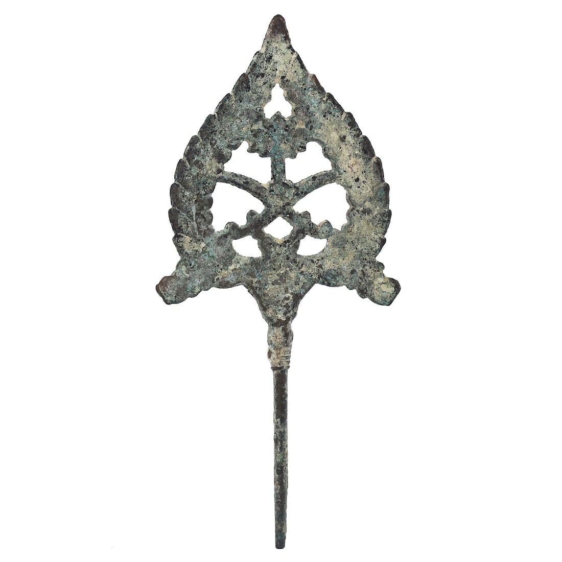 Islamic Bronze Oil Lamp Stand, Circa 9th-12th Century AD (1 of 2)