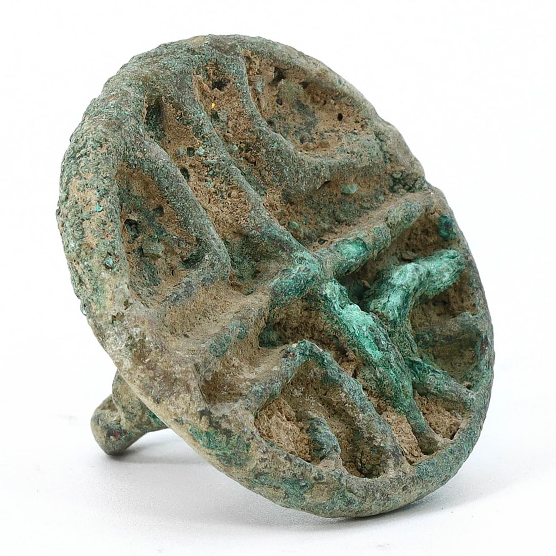 Ancient Bactria-Margiana Copper Alloy Stamp Seal 3rd–early 2nd millennium BCE (1 of 5)