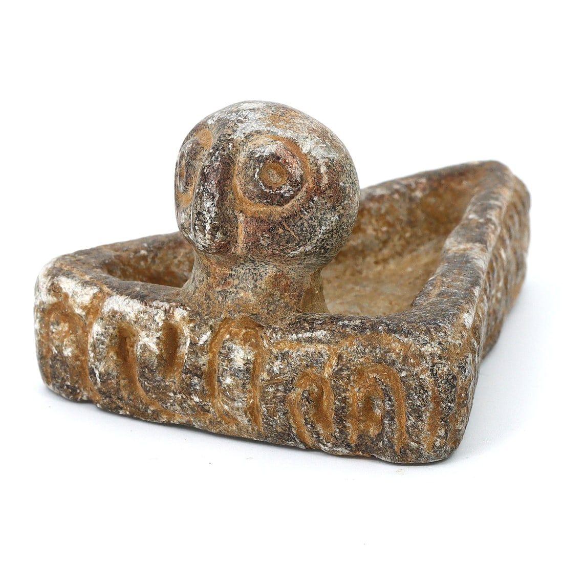 Neolithic Period Bird-Headed Stone Tray Sculpture (4000-3000 BC) (1 of 4)