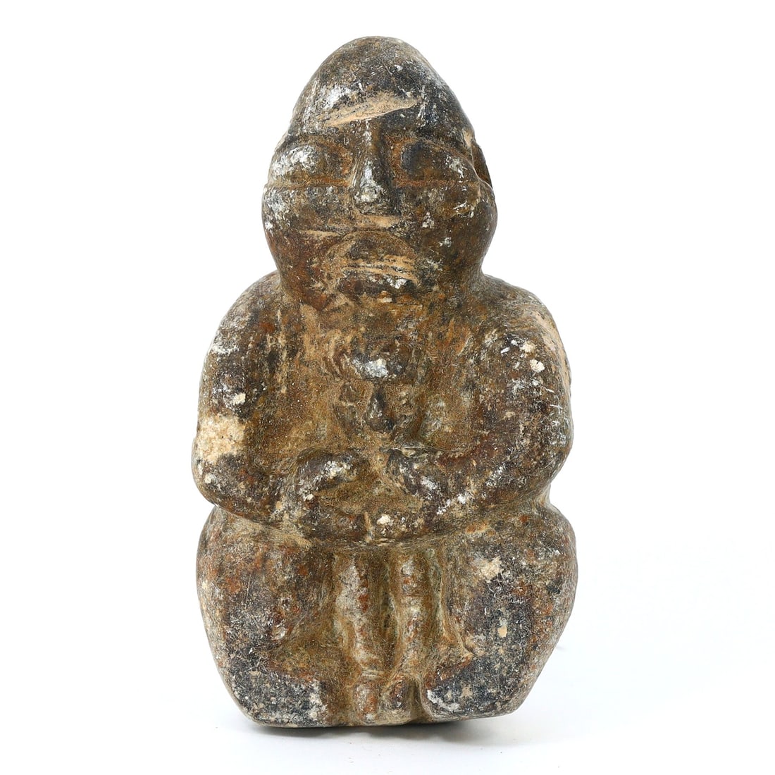 Steatite Sculpture of a Mother and Child, Ancient Mesopotamia (3100-2900 BC) (1 of 3)