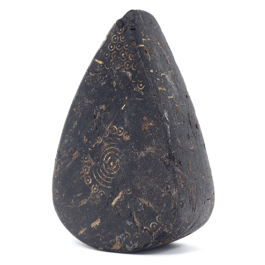 Carved Serpentine Stone - Islamic Art 10th-12th Century: This exquisitely carved serpentine artifact hails from the rich cultural tapestry of Islamic art, a testament to the skilled craftsmanship that flourished in Iran or Central Asia between the 10th and 