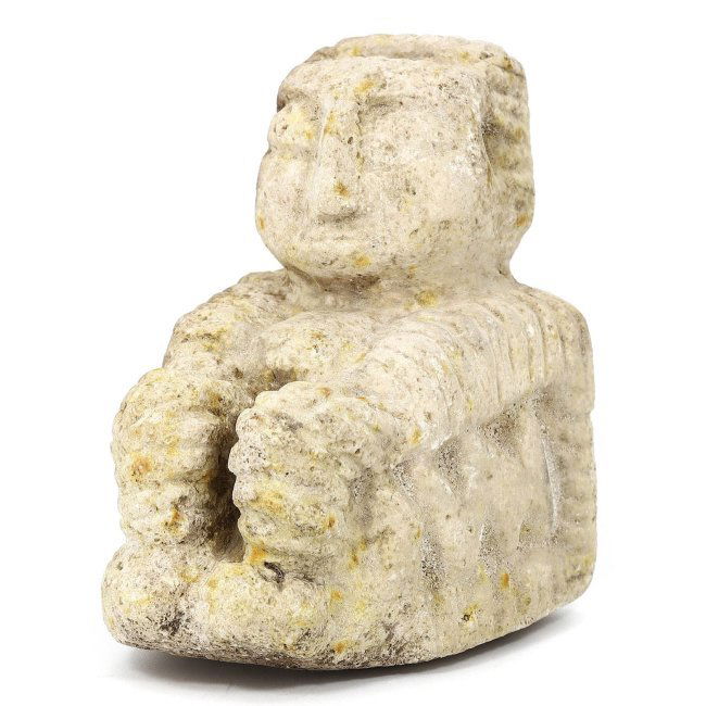 Ancient Near Eastern Limestone Mother Goddess Fertility Idol (3000-2500 BC) (1 of 4)