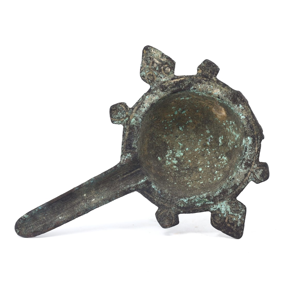 Rare Ancient Roman Bronze Oil Lamp Filler (1st-2nd Century AD) (1 of 2)