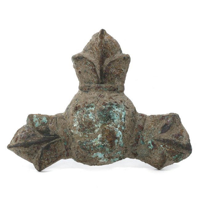 Ancient Byzantine Bronze Mount Artifact (330-1453 AD) (1 of 3)