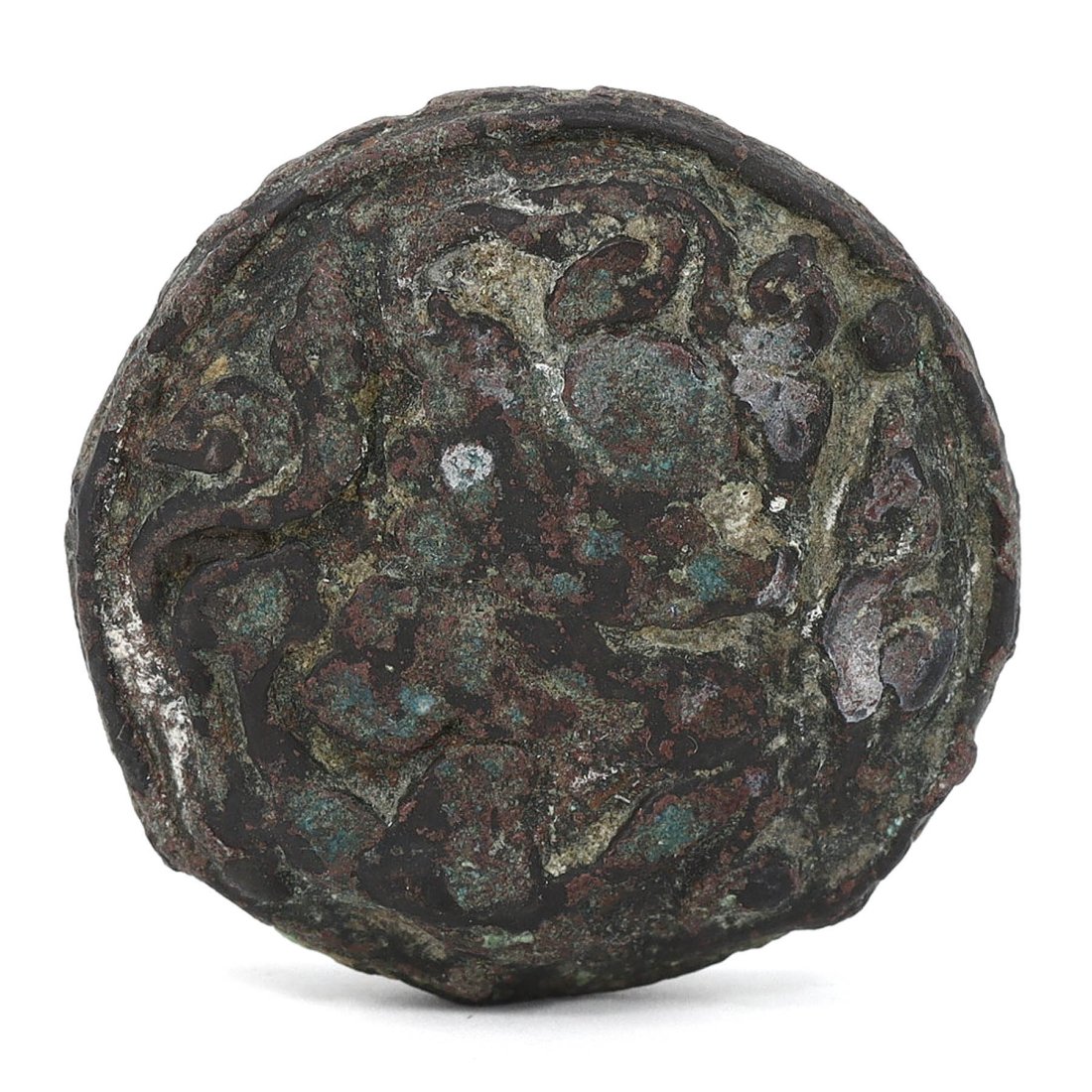 Ancient Byzantine Coptic Copper Weight (4th-7th Century AD): This intriguing ancient relic, a Byzantine Coptic Copper Weight, hails from the Byzantine era, dating back to the 4th-7th century AD. Crafted from durable copper and measuring approximately 4 cm (1.57