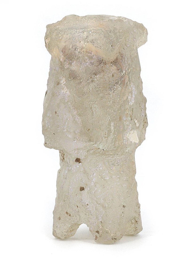 Fatimid Period Egyptian Glass Molar Flask, 9th-10th Century Art (1 of 4)