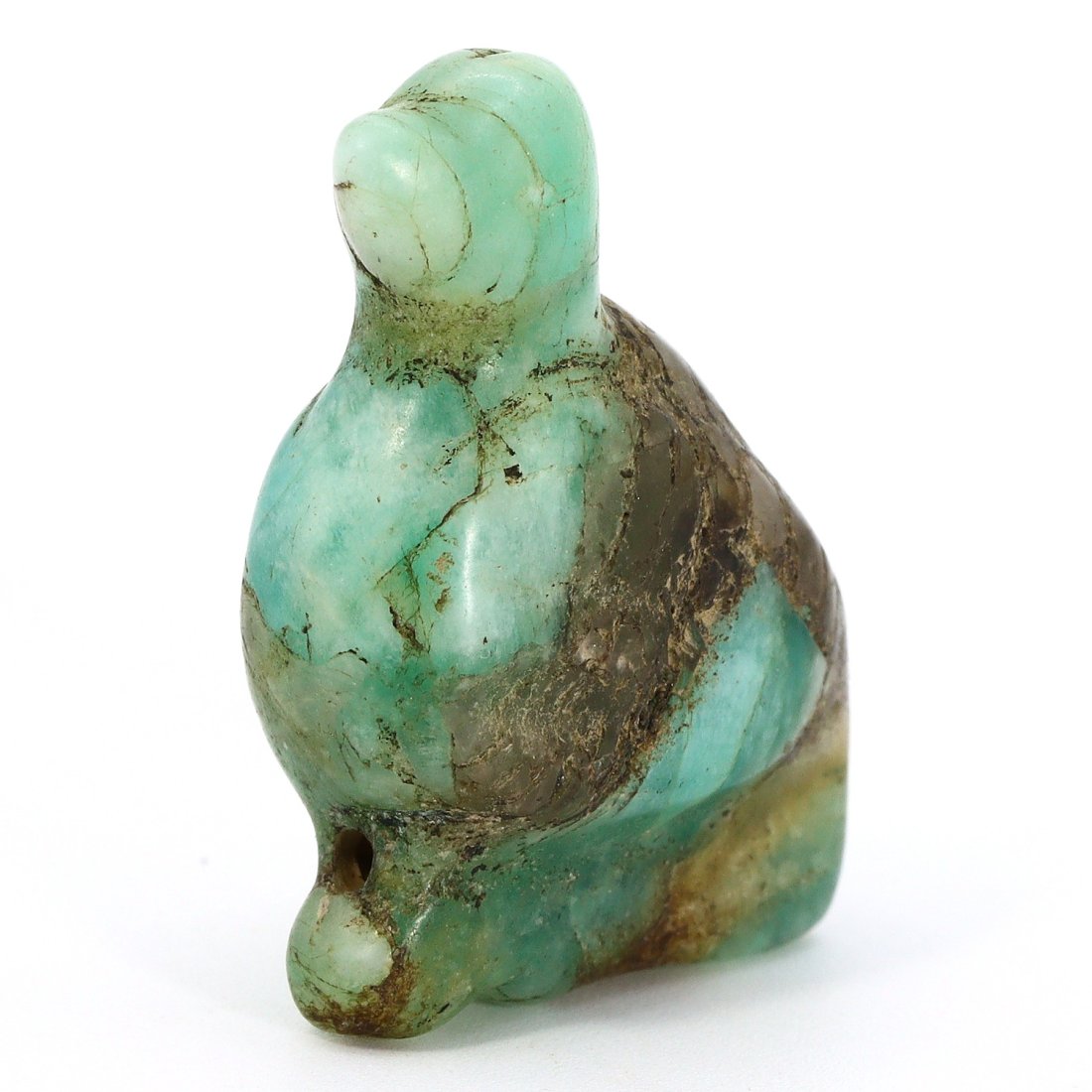 Shang/Zhou Dynasty Jade Bird-Form Figurine Amulet (1 of 4)