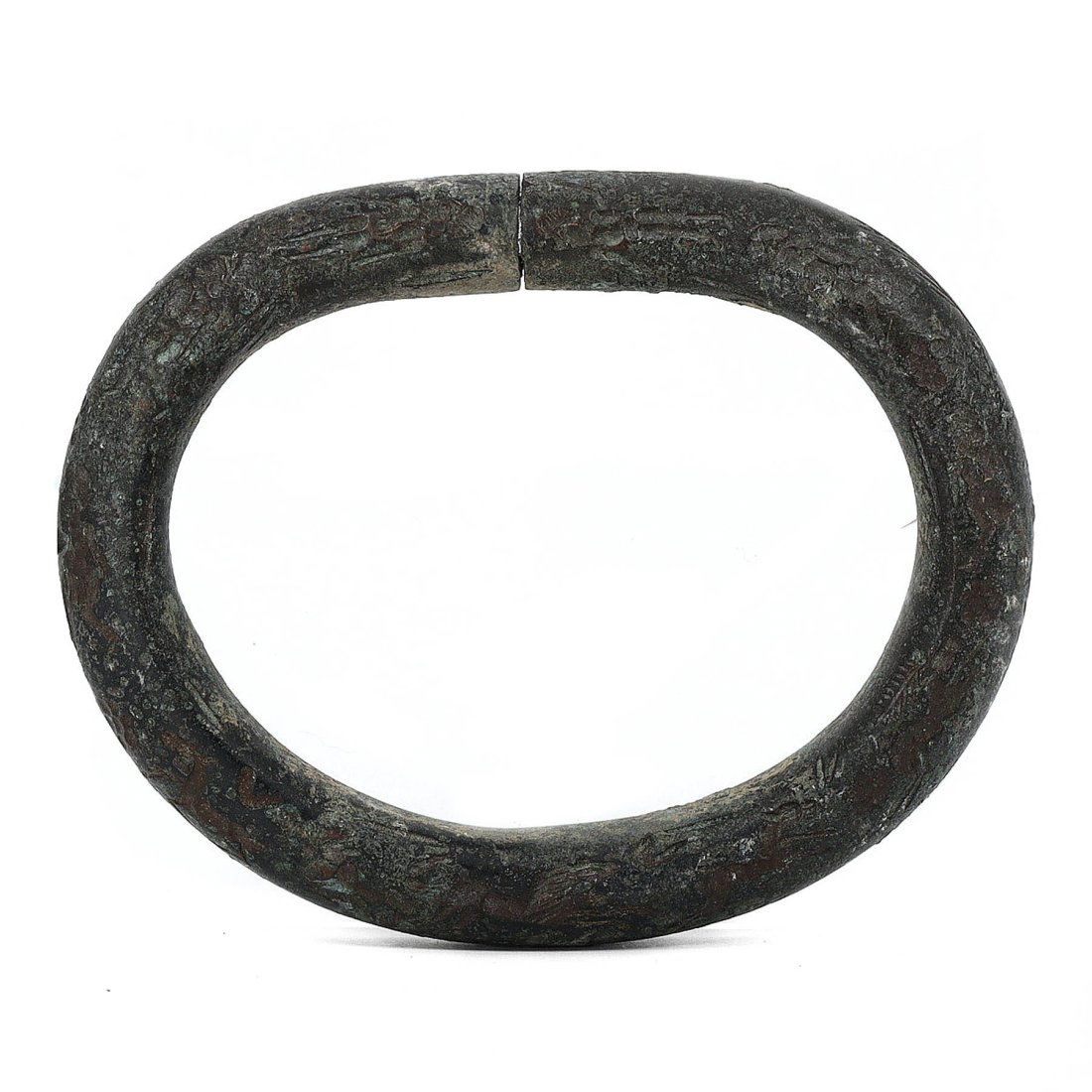 Engraved Celtic Warrior Bronze Torque Armlet (Celtic Iron Age) (1 of 3)