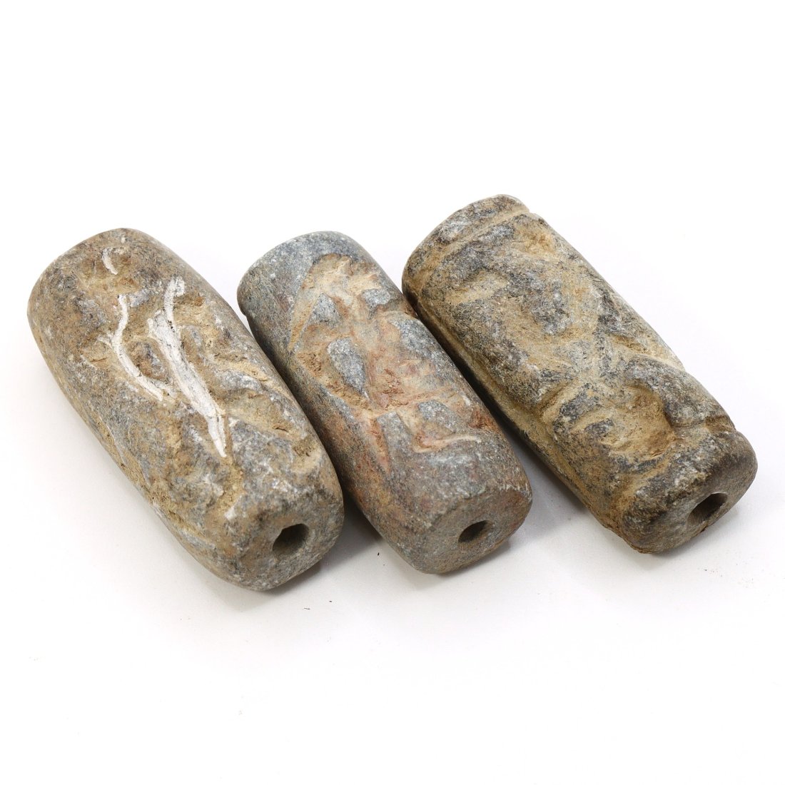 Set of 3 Northern Syrian Chlorite Stamp Seals (3500-3100 BC) (1 of 1)