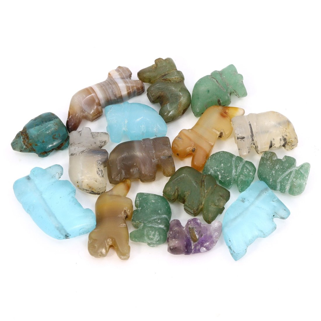 Group of 17 Western Asiatic Zoomorphic Amulets (1st Century BC - 15th Century AD) (1 of 1)