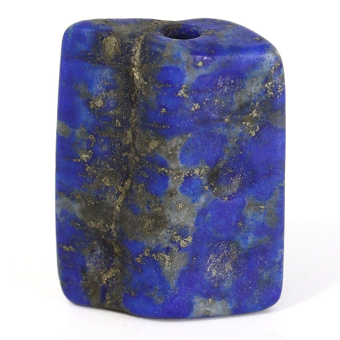 Islamic Era Lapis Lazuli Flattened Game Dice Or Eyes Amulet (622-1258 AD) (1 of 3)