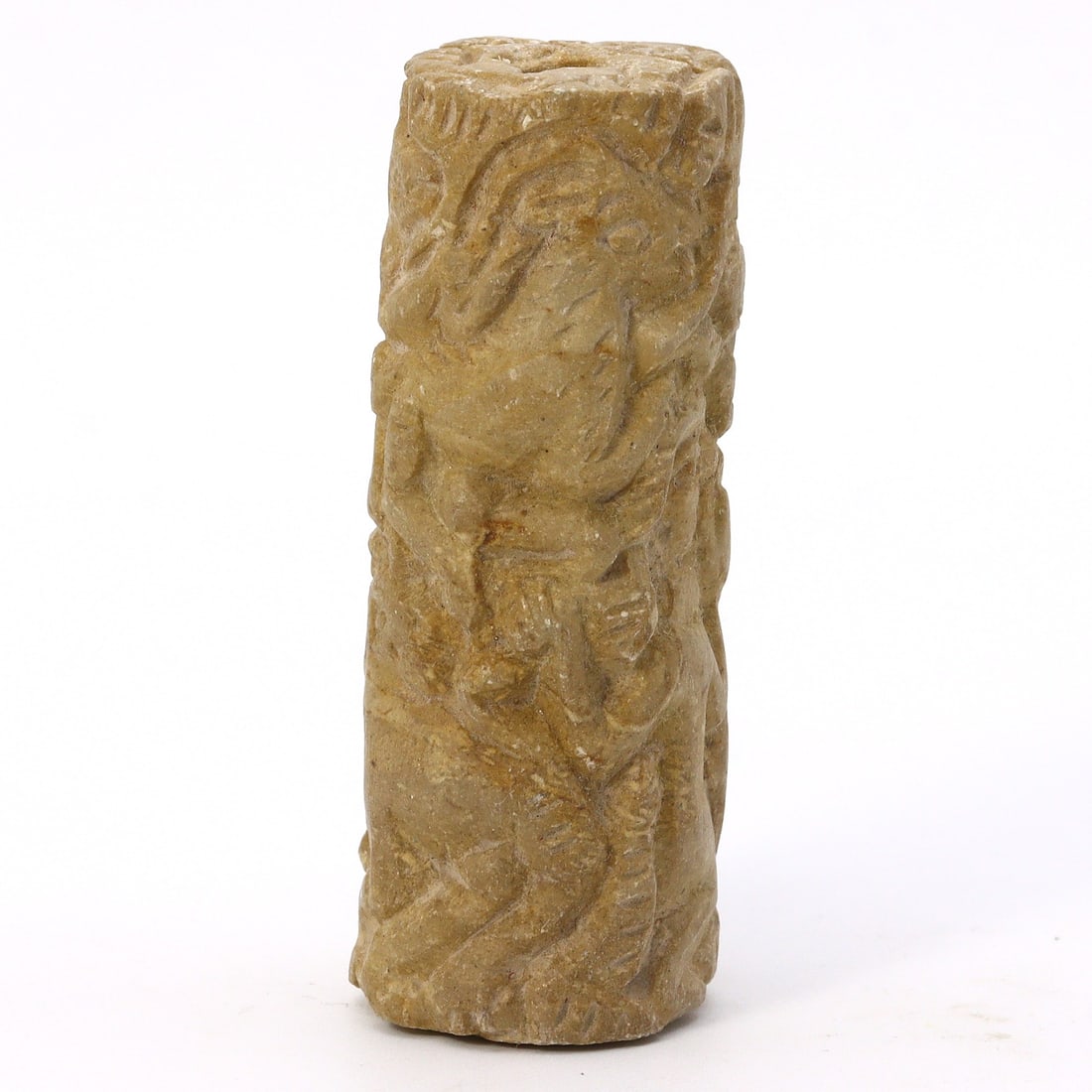 Byzantine Egypt Coptic Limestone Column Carving Amulet (330-640 AD) (1 of 5)