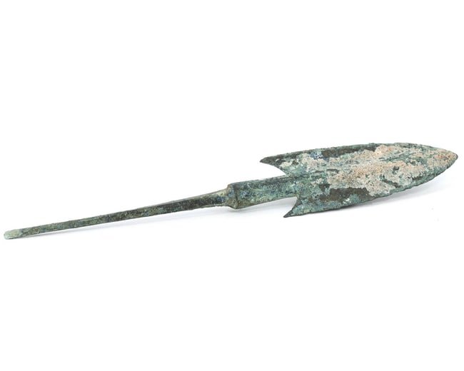 Ancient Luristan Bronze Spearhead (1000-650 BC) (1 of 3)
