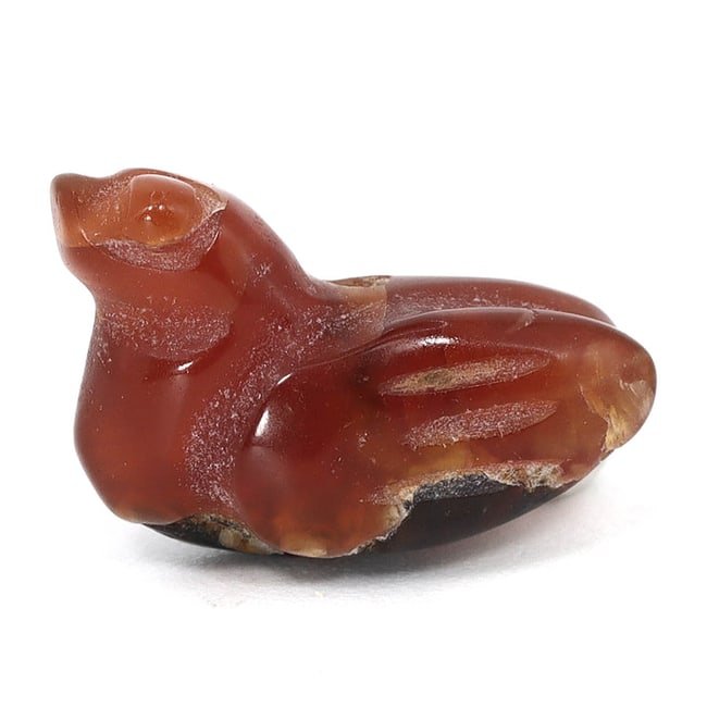 Byzantine Egyptian Carnelian Coptic Bird Amulet (4th-7th Century AD) (1 of 4)