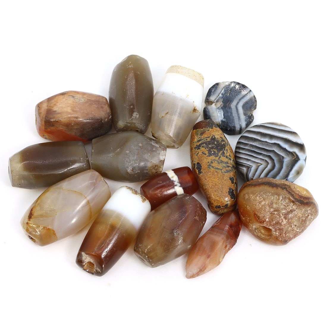 Ancient Banded Agate Amulet Collection, Parthian-Roman Era (1 of 2)