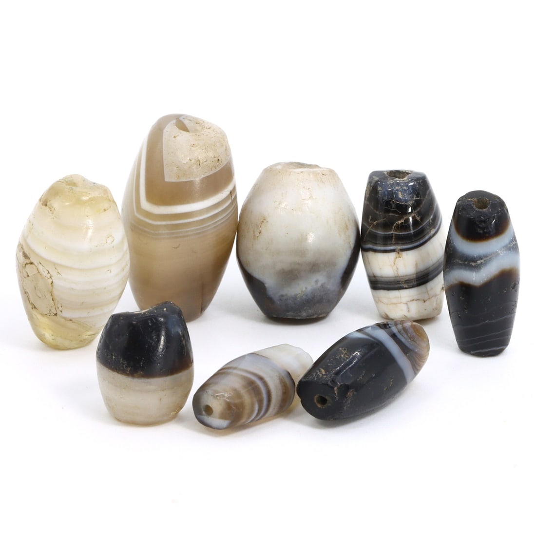 Group of 8 Ancient Coptic Bead Amulet from Byzantine Egypt (4th-7th Century AD) (1 of 3)