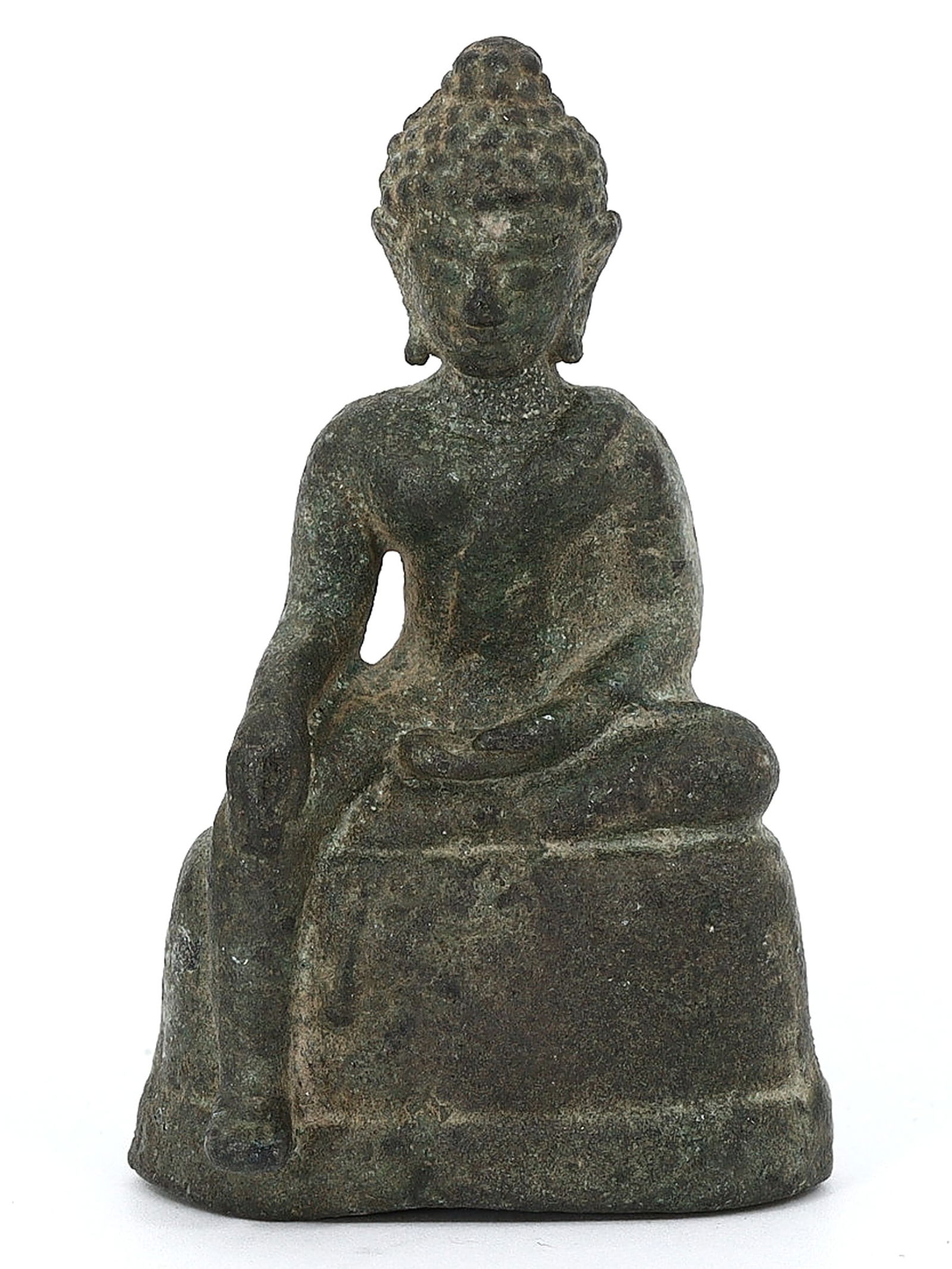Antique Southeast Asian Bronze Buddha, 15th-17th Century AD (1 of 3)