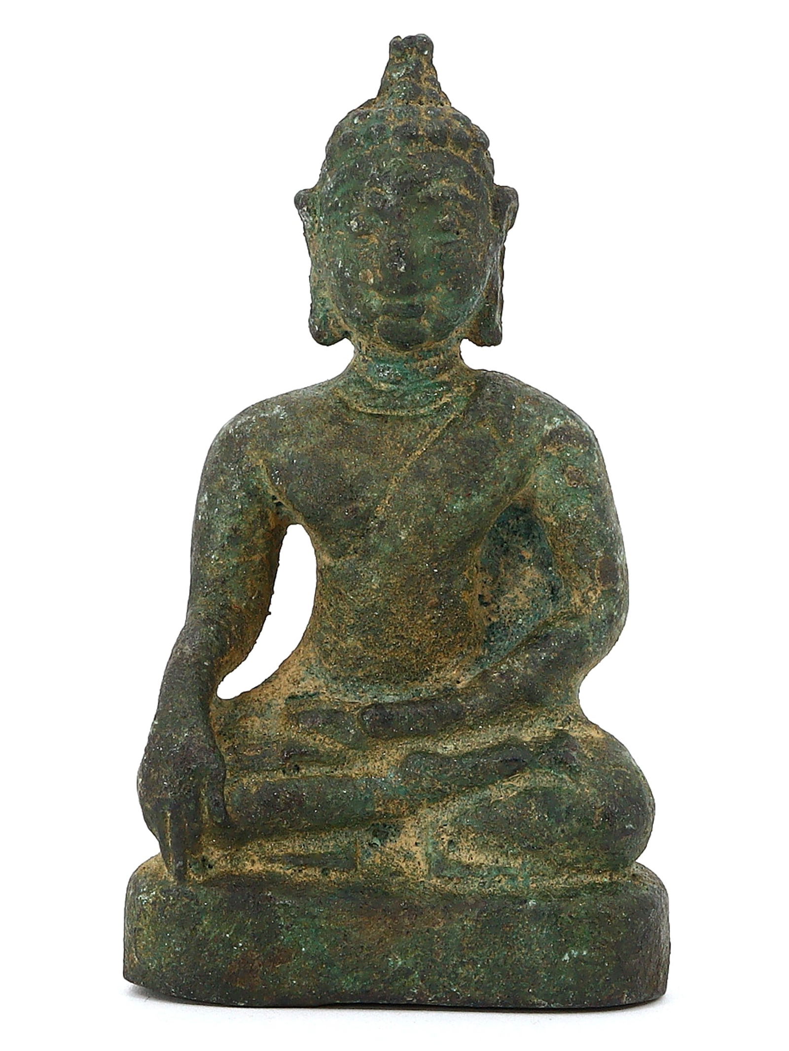 Southeast Asian Meditative Buddha Bronze Statue (14th-16th Century) (1 of 3)