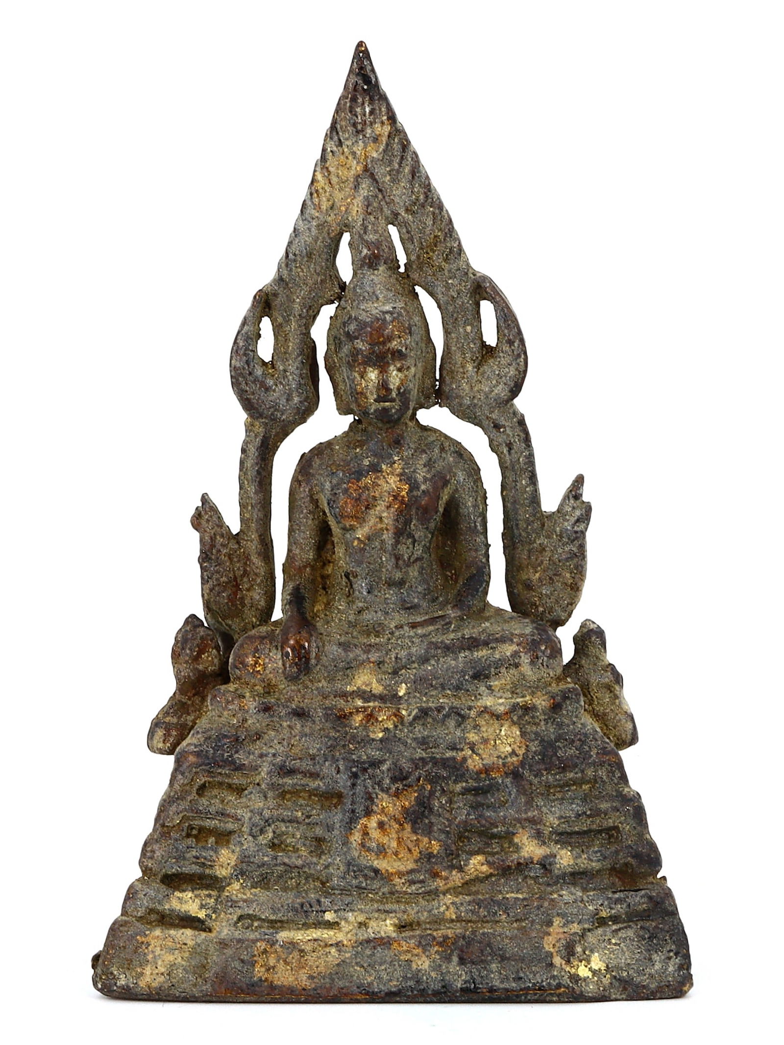 Antique Southeast Asian Bronze Deity Statue, 18th-19th Century (1 of 3)
