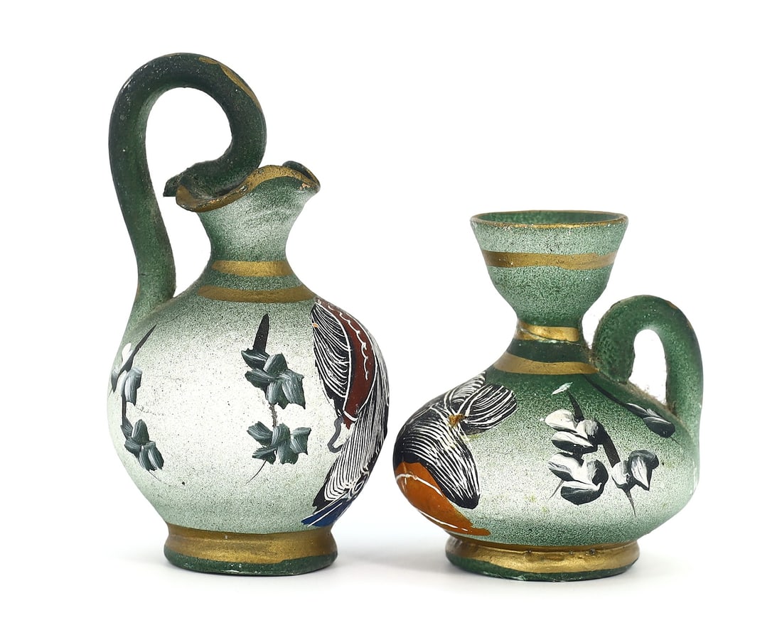 Mid-20th Century Greek-Style Miniature Pitchers with Ancient Art Motifs (1 of 2)