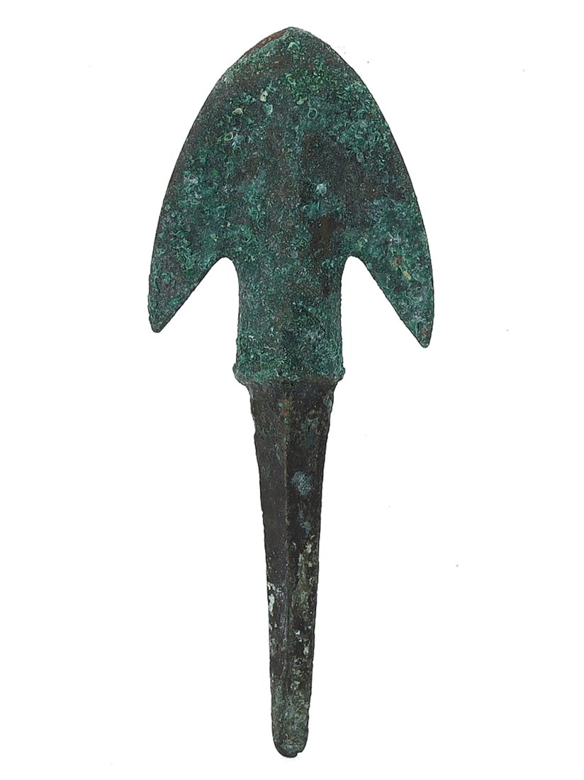 Ancient Elamite Middle Period Bronze Arrowhead, 1500-1100 BC (1 of 3)