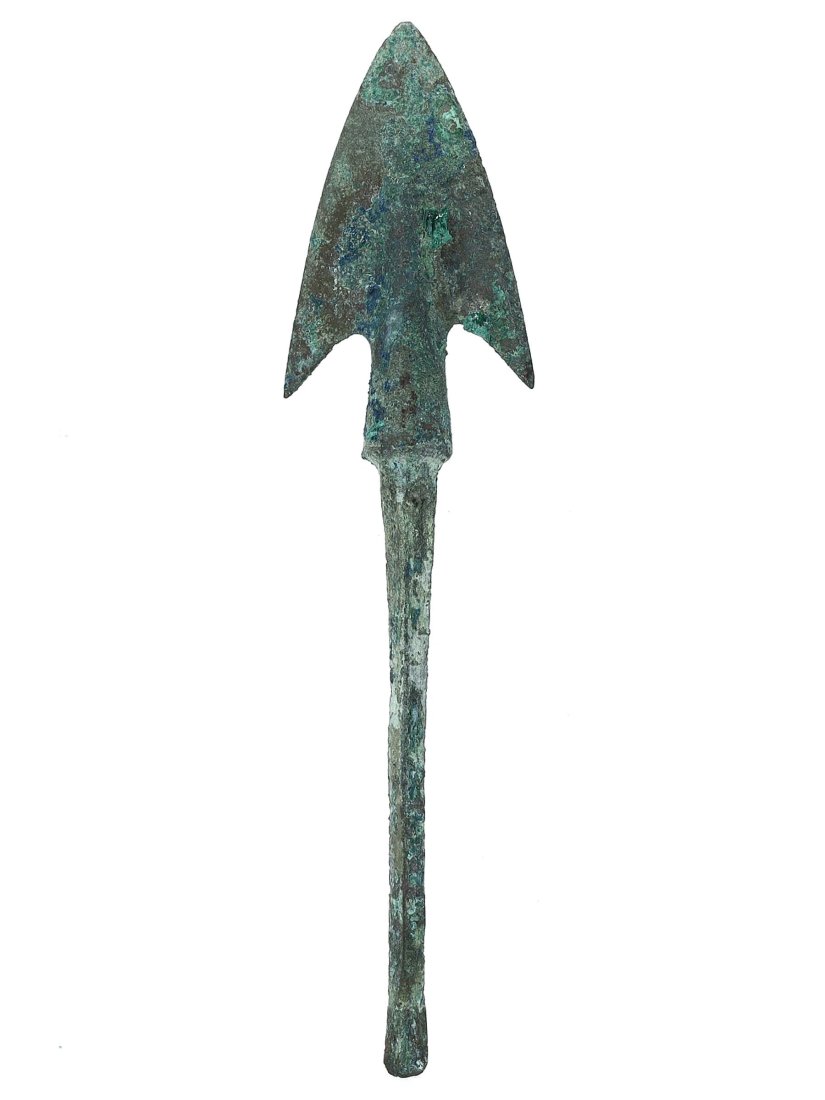 Ancient Elamite Middle Period Bronze Arrowhead, 1500-1100 BC (1 of 3)