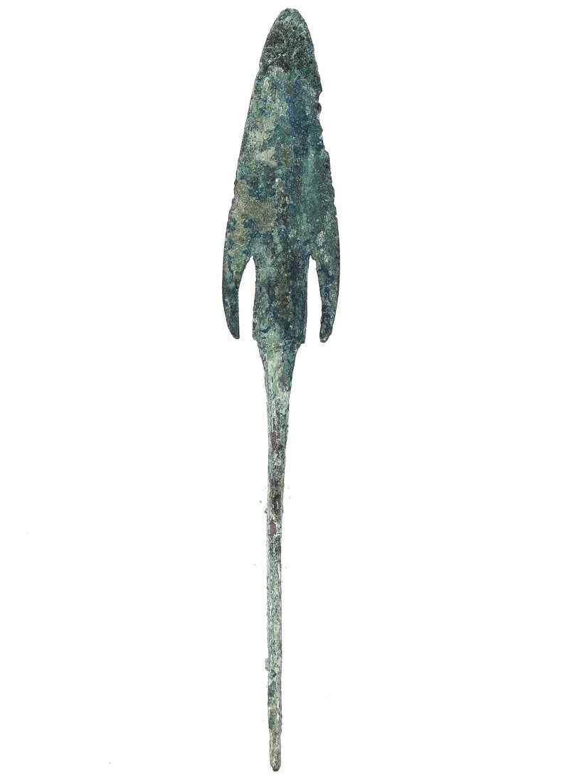 Ancient Iberian Bronze Spearhead, 900-500 BC (1 of 3)