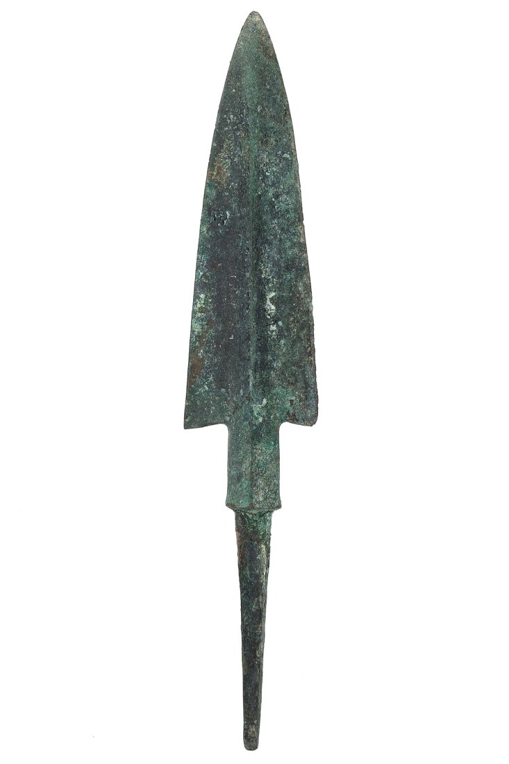 Ancient Luristan Bronze Spearhead, 9th-7th Century BC (1 of 3)