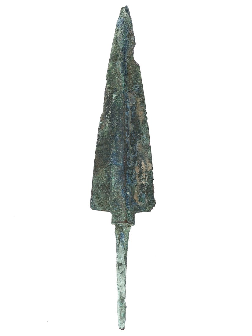 Ancient Luristan Bronze Spearhead, 9th-7th Century BC (1 of 3)