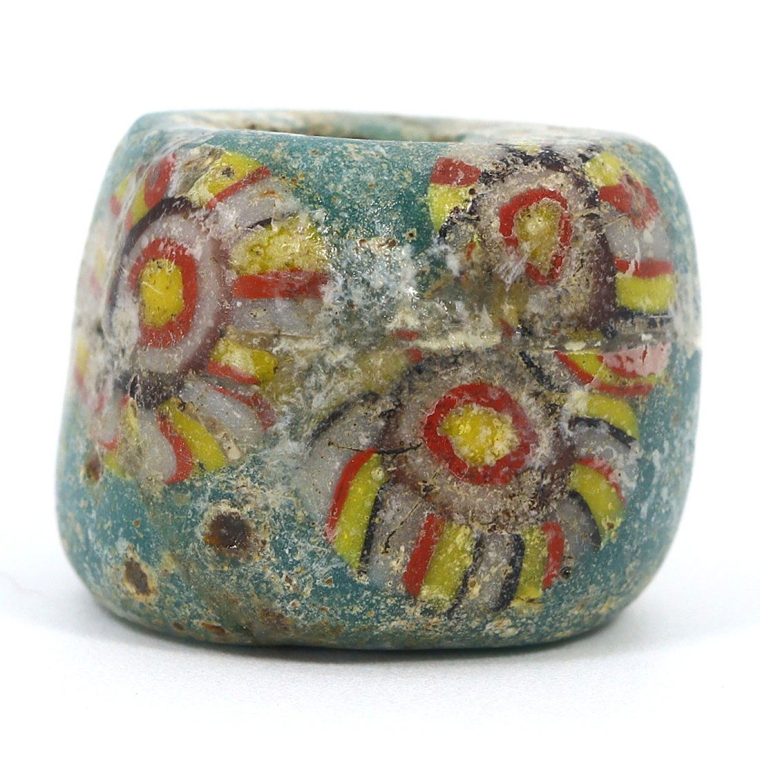 Islamic Period Egyptian Mosaic Glass Bead, 9th–15th Century (1 of 4)