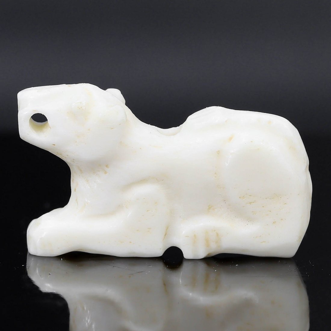 Ancient Jemdet Nasr Period Ivory Lion Amulet, 3100-2900 BCE (1 of 4)
