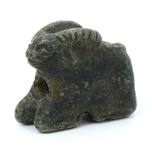 Ancient Bactrian Chlorite Ram Amulet (circa 2000-1500 BC) (1 of 4)