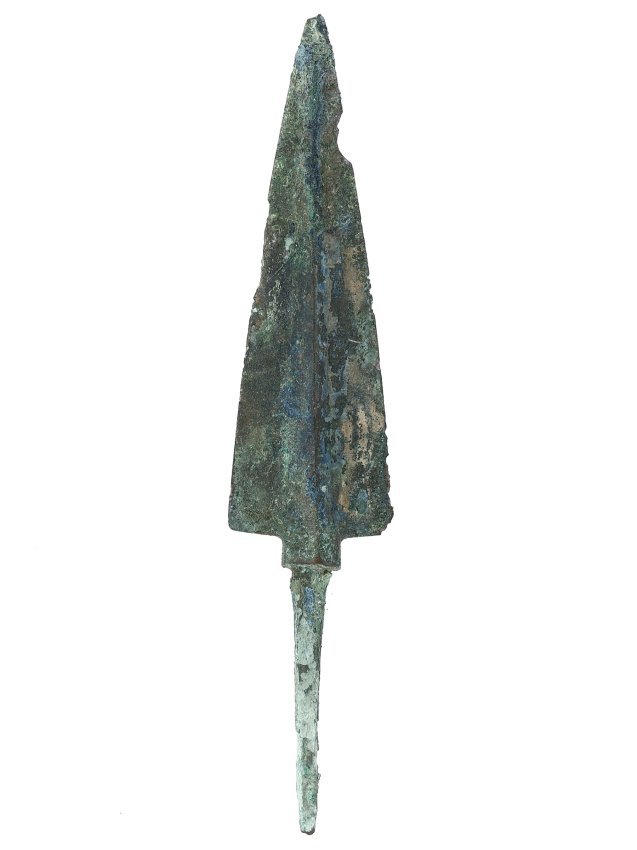 Ancient Luristan Bronze Spearhead, 9th-7th Century BC (1 of 3)