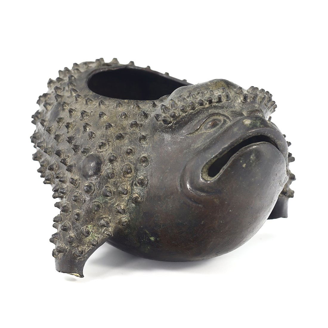 Meiji Era Japanese Bronze Censer with Mythical Creature, 19th Century (1 of 5)