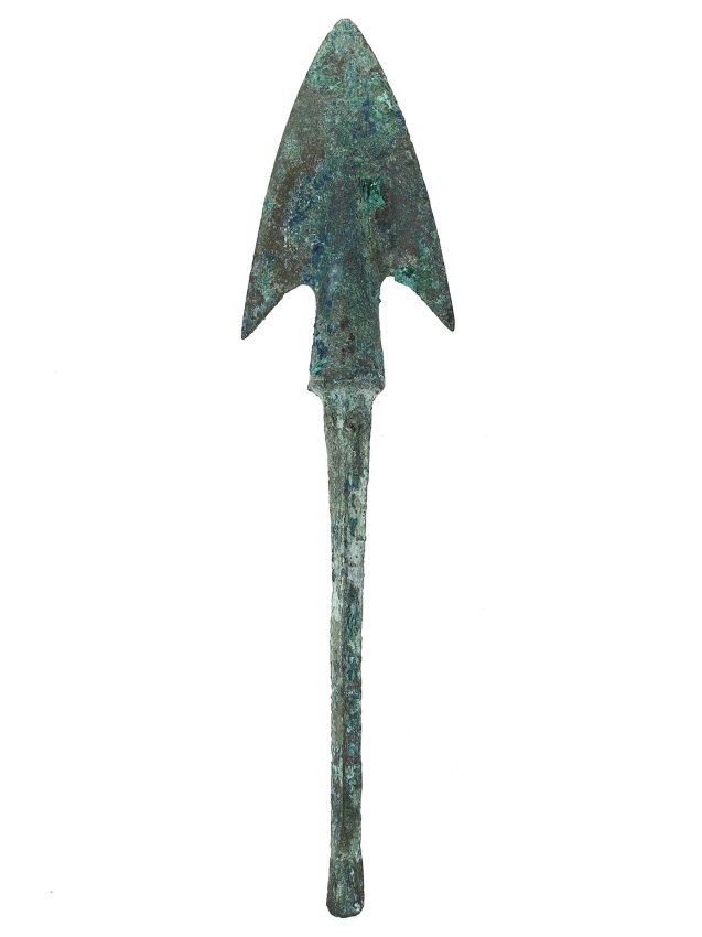 Ancient Elamite Middle Period Bronze Arrowhead, 1500-1100 BC (1 of 3)
